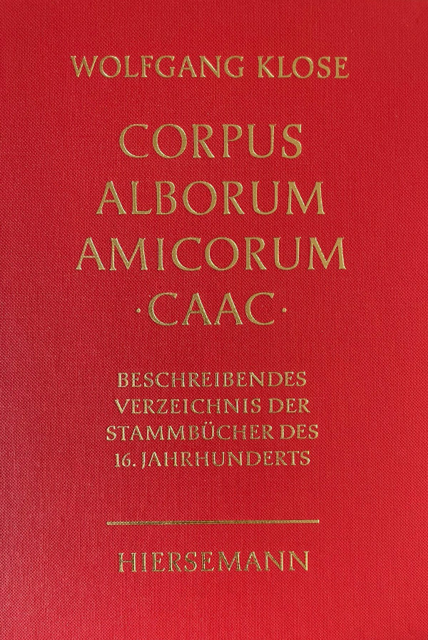 Corpus Alborum Amicorum - CAAC