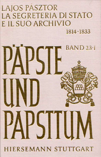 9783777284422_cover La Segreteria di Stato e il suo Archivio (1814-1833)