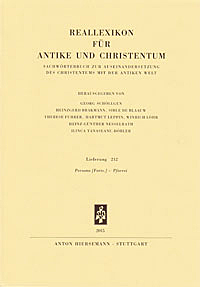 Reallexikon für Antike und Christentum