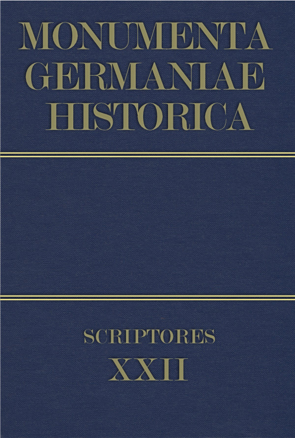 Monumenta Germaniae Historica Scriptores in Folio Band 22