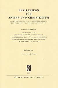 Reallexikon für Antike und Christentum
