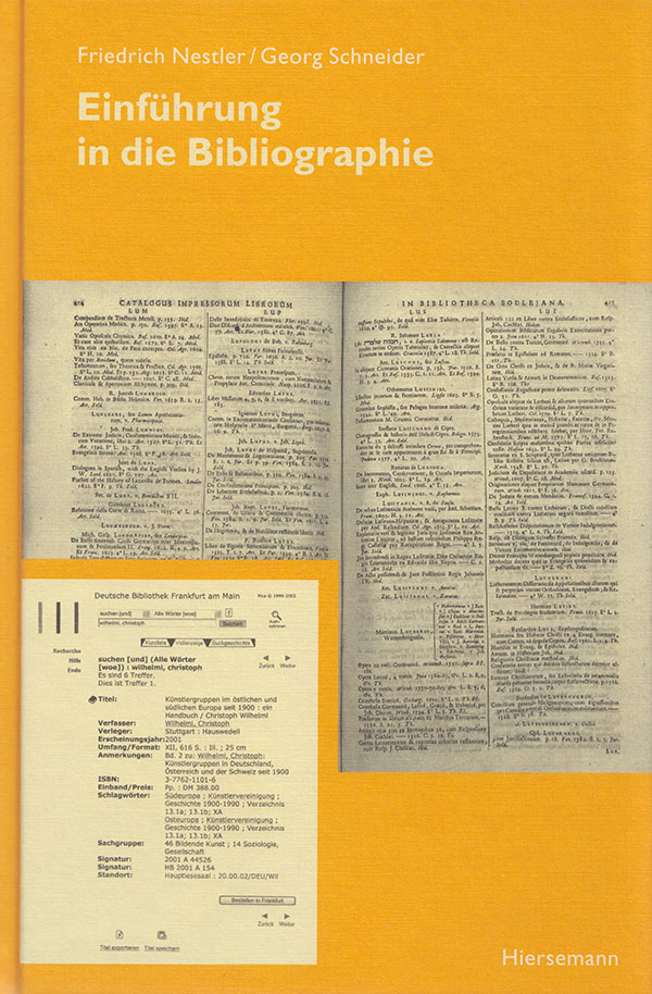 Einführung in die Bibliographie Einführung in die Bibliographie