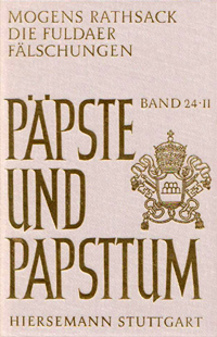 9783777289380_cover Die Fuldaer Fälschungen. Eine rechtshistorische Analyse der päpstlichen Privilegien des Klosters Ful