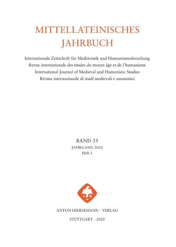 Mittellateinisches Jahrbuch