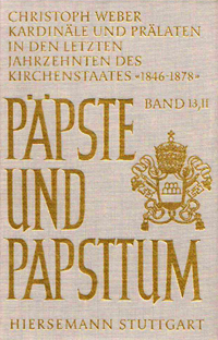 Kardinäle und Prälaten in den letzten Jahrzehnten des Kirchenstaates. Elite-Rekrutierung, Karriere-M