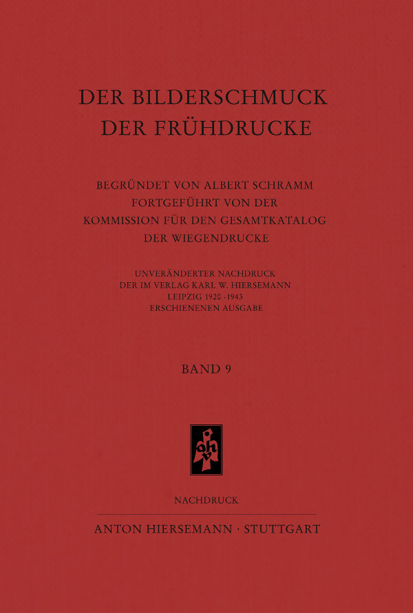 Schramm Bilderschmuck Frühdrucke