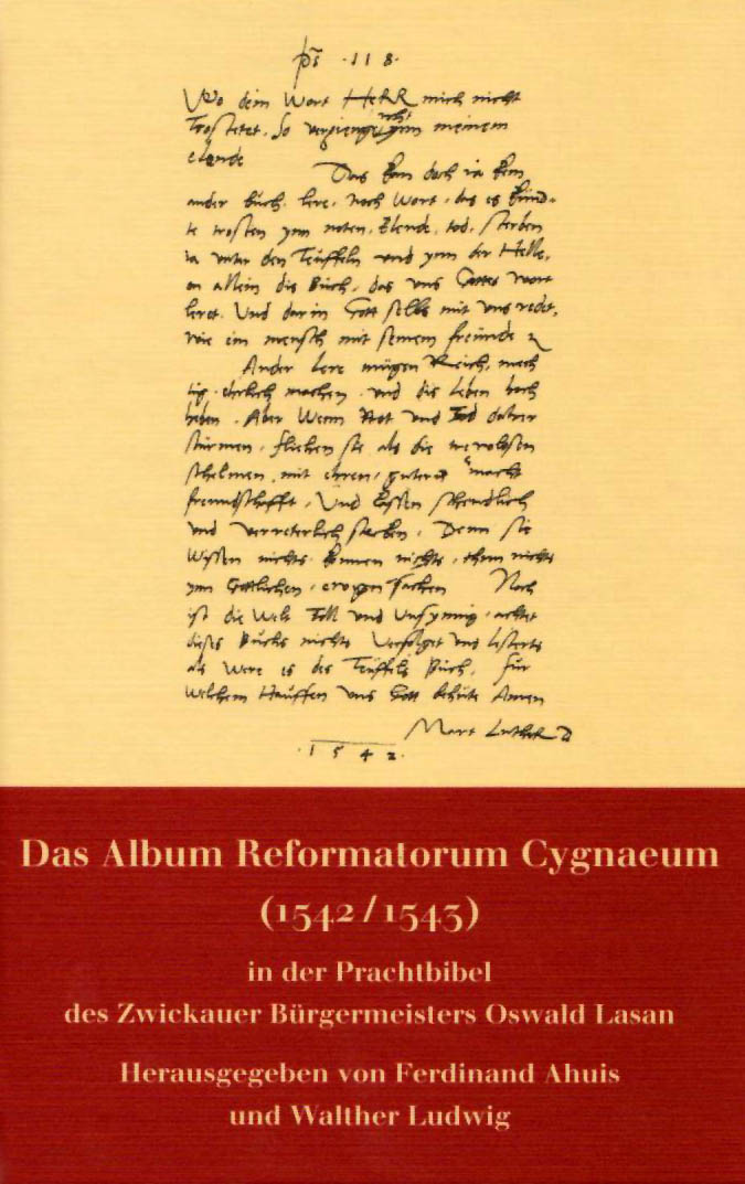 Das Album Reformatorum Cygnaeum (1542/1543)