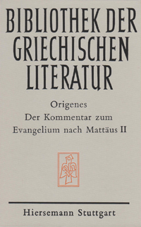 Der Kommentar zum Evangelium nach Mattäus