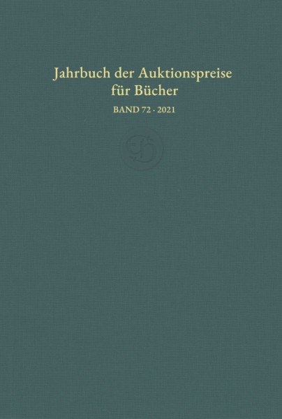 Jahrbuch der Auktionspreise für Bücher, Handschriften und Autographen 72