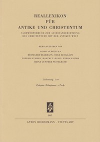 Reallexikon für Antike und Christentum