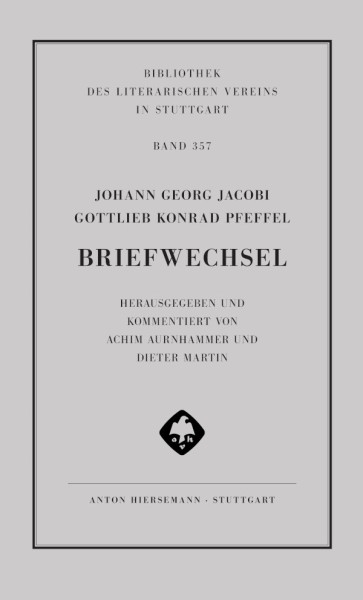 Jacobi Pfeffel Briefwechsel
